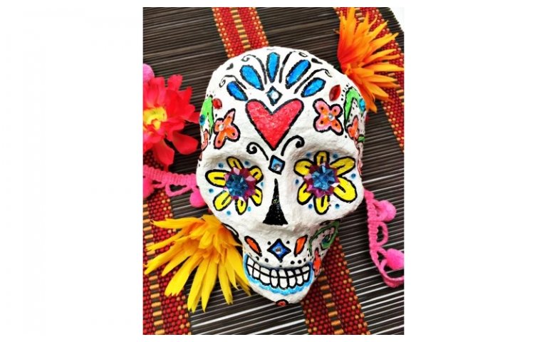 Day of the Dead Skull using FastMache